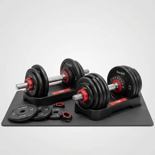 Yes4All Adjustable Dumbbells view 3